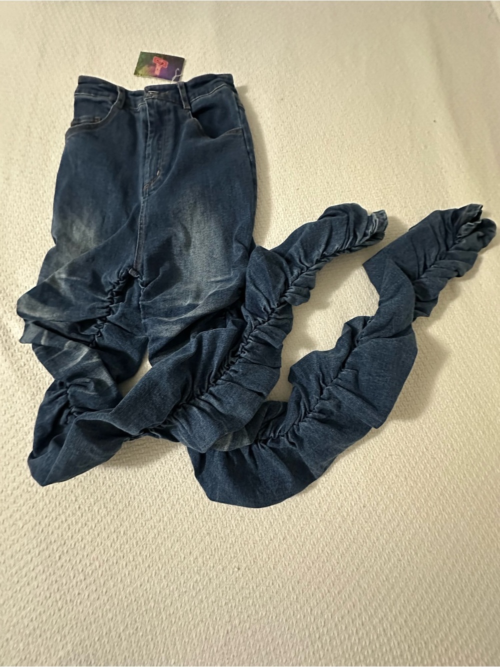 Y2K Stacked Leg Jeans – Brand New